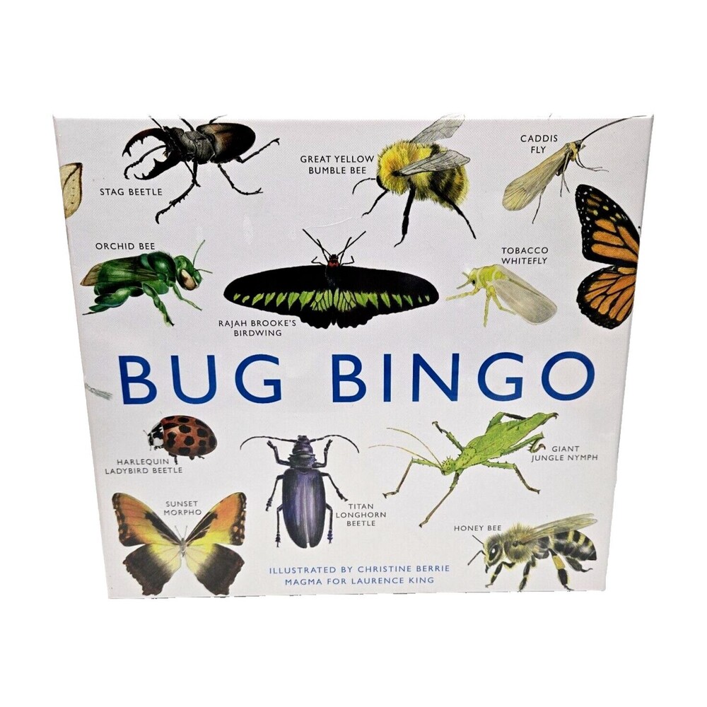 Bug Bingo Game Laurence King Learn All About Insects Fun Educational NEW Sealed